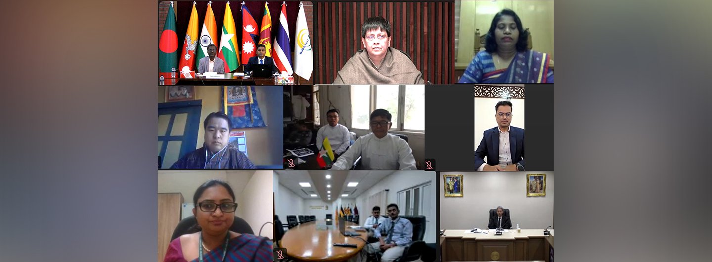 The BIMSTEC Sub-Group on Cooperation on Countering Radicalisation and Terrorism Meets Virtually